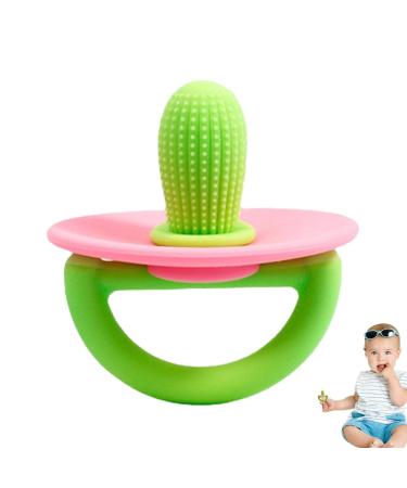 Hod's baby custody tool |Silicone cactus bite rings for toddlers-silicone toys for babies toddlers infants boys and girls with soft silicone material