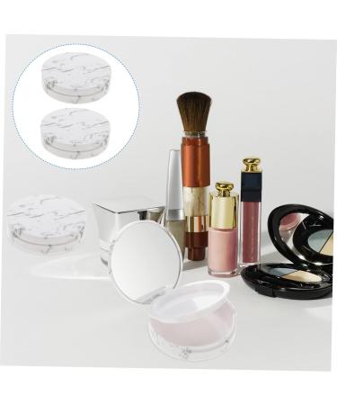 PLAFOPE 2pcs Storage Box Powder Compact Case Empty Cosmetic Pressed Refillllable Powder Case - Buy Online on GoSupps.com