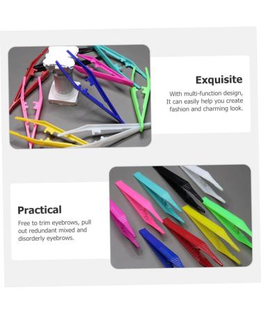 Buy Beatifufu 30-Piece Plastic Eyebrow Tweezers Set for Women | Portable Trimmer & Nose Hair Cutter - Perfect for Face Hair Removal - Buy Online on GoSupps.com