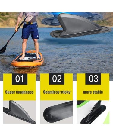 Enfudid 2 Pcs Kayak Skeg Tracking Fin - Universal PVC Replacement Accessory for Surfboard/Canoe Boat - Black - Buy Online on GoSupps.com