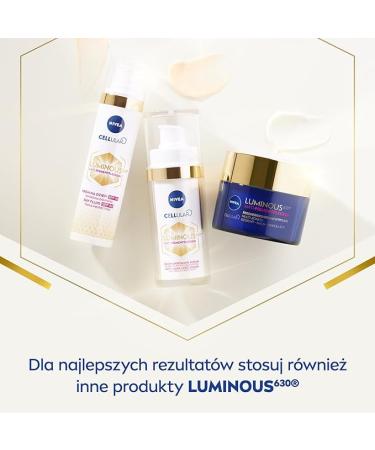 NIVEA Cellular Luminous630 Anti-Pigment Spot Intensive Serum 30ml | Brightening & Radiant Complexion | Face Care Serum - Buy Online on GoSupps.com