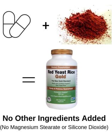 IP-6 International Red Yeast Rice Gold 600 mg - 240 Veg Capsules for Heart Health - Buy Online on GoSupps.com