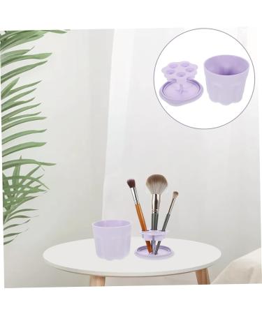 NUSITOU 1set Makeup Brush Cleaning Bowl Beauty Tool Cleaning Bowl Makeup Brush Washer Bowl Brush Cleaner Kit Cleaning Scrubber Beauty Tool Cleaner Kit Makeup Cleaner Cosmetic Brush Pp 8.5X8X6.8CM Violet - Buy Online on GoSupps.com