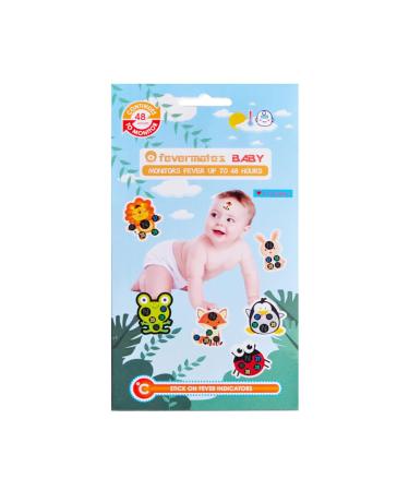 Stickable Forehead Fever Display Sticker - Continuous Temperature Monitoring Patch for Quick Fever Checks - Cute Design - Buy Online on GoSupps.com