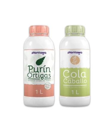 PLANTAWA Nettle Purine 1L + Horsetail 1L | Natural Solution to Strengthen and Maintain Surfaces | Effective and Safe Effect | Easy to Use