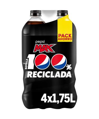 PEPSI MAX Zero sugar soda tail pack 4 bottles 1.75 l