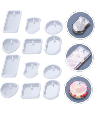 COHEALI 24 Pcs Keychain Mold Molds for Resin Earrings Clay Molds Dice Molds Resin Molds for Diy Square Charm As Shownx2pcs mediumx2pcs - Buy Online on GoSupps.com