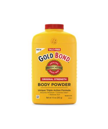 Gold Bond Medicated Powder Triple Action Relief 10oz (Talc-Free) - Pack of 4 - Buy Online on GoSupps.com