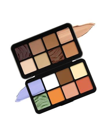 Cream Makeup Palette Cream Concealer Palette - Contour Palette Under Eye Concealer 16 Colors Beauty Cream Makeup Concealer Moisturizing Skin Concealer