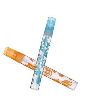 Frcolor 6pcs Refillable 10ml Perfume Atomizer Bottles for Travel - Empty Cosmetic Sprayers in Green Pink Purple Blue Orange Yellow - Buy Online on GoSupps.com