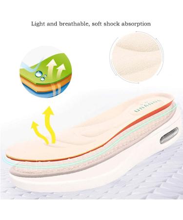 Mei MACLEOD Women's Wide Width Walking Shoes | Memory Foam Air Cushion Casual Sneakers | Outdoor | 9.5 Wide | Blue - Buy Online on GoSupps.com