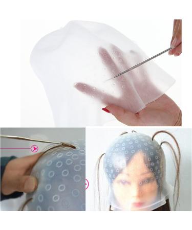 Professional Silicone Reusable Hair Coloring Cape - Highlight & Dye Tips - Perfect for Salon & Home Use! - Buy Online on GoSupps.com