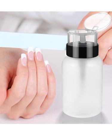 Lurrose Nail Polish Remover Pump 2pcs - Lockable Dispenser Bottle for Makeup & Nail Art, 6.8oz - Buy Online on GoSupps.com