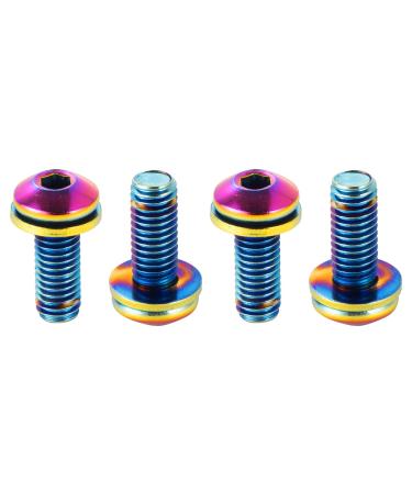 CNC bottle cage screws M5 bottle cage screws(Red/blue/green/rainbow/orange)