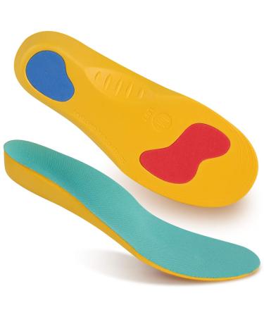 Haofy orthopedic insoles for children shoe inserts Arch support shock -damping soles of shoe for flat feet pronation suspension plantar fasciitis - trimming on fit