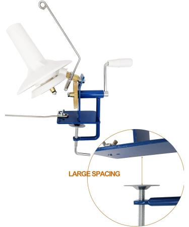 10oz Hand-Operated Yarn Ball Winder | Manual Winder for Yarn/Fiber/Wool | Plastic Needles Included - Buy Online on GoSupps.com