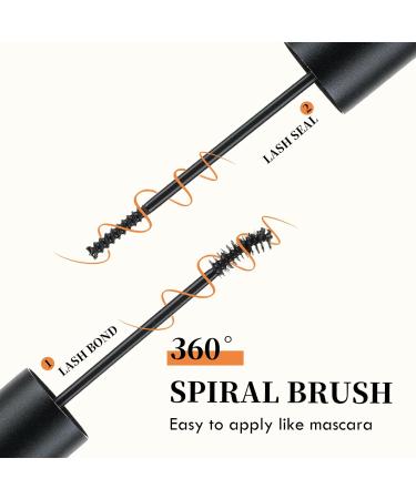 Lash Bond and Seal 10ML - Waterproof Black Eyelash Glue for Long Lasting Lash Extensions & DIY Application - Buy Online on GoSupps.com