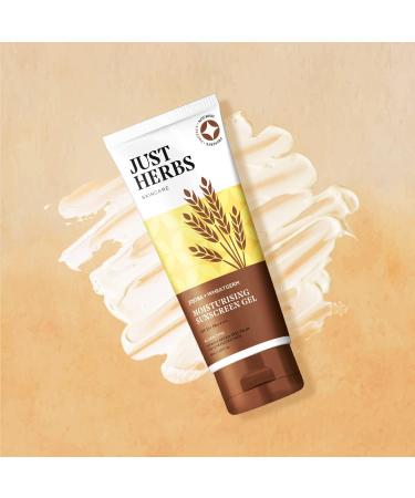 SPF 35 Sunscreen Gel - Lightweight Broad Spectrum PA 35 with Jojoba & Wheatgerm Paraben Free for All Skin Types - 50ml - Buy Online on GoSupps.com