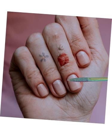 Ipetboom Faux Nails 1 Set Nail Polisher Alloy Tungsten Steel Natural Nail Pen Artificial Nails - Buy Online on GoSupps.com