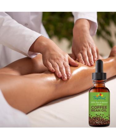 100% Pure Roasted Coffee Bean Oil - Virgin Cold Pressed Unrefined for Massage Soap Making Hair Skin & Nails | 2 fl oz - International Shipping - Buy Online on GoSupps.com