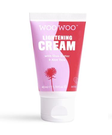 WooWoo Skin Lightening Cream for Evening Out Skin Tone - Intimate Natural Lightening Cream for Female & Male Private Areas - Bikini Dark Spot Removal - Women Body Parts Brightening - 40ml