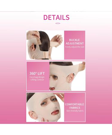 Chin Lifter for Double Chin Reusable Full Face Lift | Chin up Masque for Double Chin Reduction Slimming Face Strap for Women and Men - Buy Online on GoSupps.com