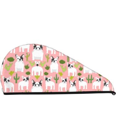 Cactus & Dog Coral Velvet Hair Cap - Quick-Dry Towel Wrap for Travel & Home | Ideal for Men & Women - Buy Online on GoSupps.com