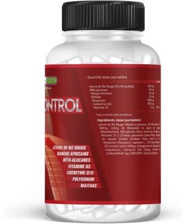 Powerful Cholesterol Treatment | Reduces and Regulates Cholesterol | Protect the Heart | Natural Formula | Red Yeast Rice Coenzyme Q10 Resveratrol Vitamin D | 60 Caps. - Buy Online on GoSupps.com