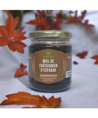 Pure Spanish chestnut honey - 250 g Net weight - natural honey - immunity BOOSTER - Buy Online on GoSupps.com