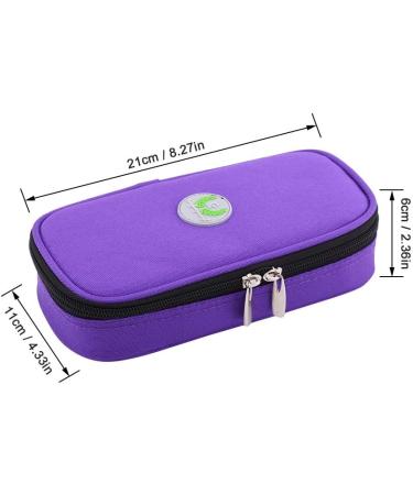 Zerodi Diabetic Bag - Insulin Cool Load-Bearing Case & Pocket Organizer for Travel (Purple) - Buy Online on GoSupps.com