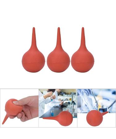 3Pcs 90ml Soft Rubber Ear Bulb Syringe - Gentle Hand Ear Washing Squeeze Bulb - Buy Online on GoSupps.com