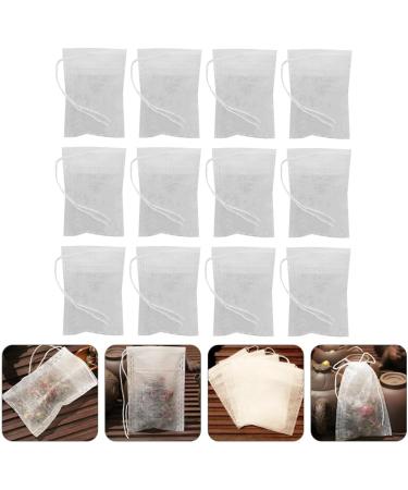 Zerodeko 300 Pcs Tea Bag Drawstring Tea Pouch Coffe Filter Empty Bag for Leaf Tea Marinated Bag Draw The Line 5X7CMx3pcs Whitex3pcs - Buy Online on GoSupps.com