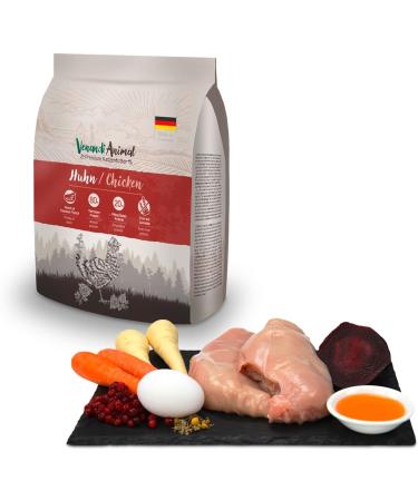 Venandi Animal Premium Cat Food Chicken with Plenty of Fresh Poultry Dry Food Grain-Free Pack of 1 (1 x 300 g) Chicken 300 g (Pack of 1) - Buy Online on GoSupps.com