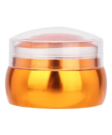 Moum routes silicone nail stamp professional clear nail seal nail printing tool set DIY manicure polish kit for manicorists nail lovers (orange)