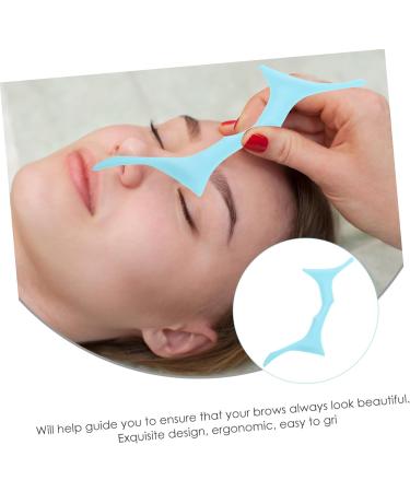 Balacoo Brow Shaping Template Eyebrow Stencils Eyebrow Makeup Tools Beauty Tools Blindfold Make up 17.3x5.9cm Blue - Buy Online on GoSupps.com