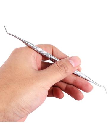 Ingrown Toenail File Ingrown Toenail Tool Professional Ingrown Toenail Care Correction Lifter File Cleaner Double Ended Stainless Steel Manicure Pedicure Nail Care Tool