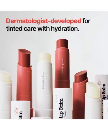 Dr.Different Retinal Lip Balm Tinted, Anti-Wrinkle Lip Treatment with Deep Hydration & Long-Lasting Moisture, K-Skincare made by Korean Dermatologist, 0.14oz - Buy Online on GoSupps.com