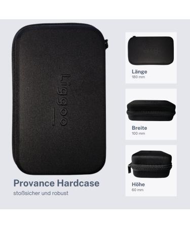 Hardcase Protection Bag for Razor Shaving | Impact-Resistant Black | Dimensions 180x100x60 mm - Buy Online on GoSupps.com