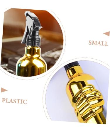 Ipetboom Hair Salon Spray Bottle Empty Sprayer Spray Bottle Hair Pressure Pump Sprayer Cosmetic Sprayer Bottlers Water Spray Gardening Spray Bottle Plant Portable Plastic Dispenser Filling 23.5x6cm Golden - Buy Online on GoSupps.com