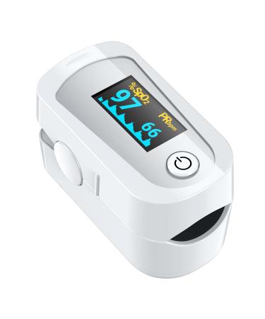 VALE fingertip pulse oximeter MD-CS55 | color OLED display | incl. batteries (2xAAA) and carrying strap