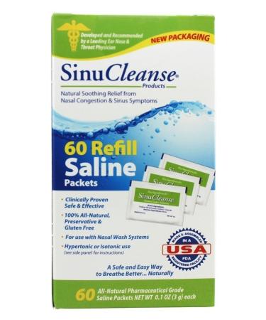 Sinucleanse Systems Nasal Saline Refill Packets