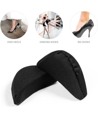 Healifty Shoe Inserts for Men & Women - Toe Plug Filler for Big Shoes - 2 Pairs (Black) | Comfortable Fit & Support - Buy Online on GoSupps.com
