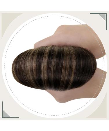 LAAVOO Micro Loop Hair Extensions - Brown Balayage Ombre Real Hair 50g #2/8/2 35cm for Easy International Shipping - Buy Online on GoSupps.com