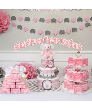 24 Pack Handmade Little Elephant Scented Soap Favors in Pink Gift Box for Girls Baby Shower Decorations - Buy Online on GoSupps.com