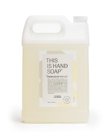 Evolved By Nature Liquid Hand Soap Refill, Rosemary Lemon Essential Oils, Moisturizing Naturally Derived Ingredients Biodegradable Hand Wash, Gallon (128oz). Packaging May Vary 128 Fl Oz (Pack of 1)