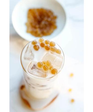Starry Mart Quick Cook Golden Brown Sugar Flavour Tapioca Pearls for Bubble Milk Tea Cocktail Mocktail 1kg (Pack of 1) Golden Brown Sugar (Pack of 1) - Buy Online on GoSupps.com
