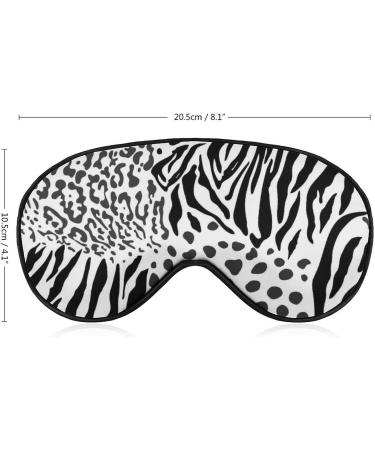 Adjustable Animal Tiger Leopard Skin Sleep Mask for Women | Stylish Eye Shades with Elastic Strap - Buy Online on GoSupps.com