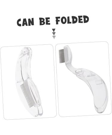 SOESFOUFU Eyelash Curlers 2pcs Foldable Eyebrow Comb Eyelash Brush Lash Extension Tools Dense Lash Comb Make up Eyelash Curler 6.5x2x0.8cm Transparent - Buy Online on GoSupps.com