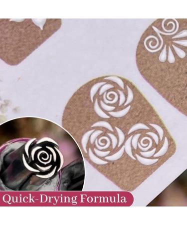Cohbskj Nail Art Stamp Pen Set Nail Art Flower Stamp Pen Nail Art Stamping Pen Nails Art Stamp Pen Nail Stamp Pen DIY Nail Art Tools for Girls and Women with Different Patterns (6 PCS) - Buy Online on GoSupps.com