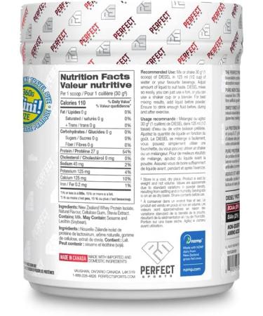DIESEL - New Zealand Whey Protein Isolate 360g French Vanilla French Vanilla 360 g (Pack of 1) - Buy Online on GoSupps.com